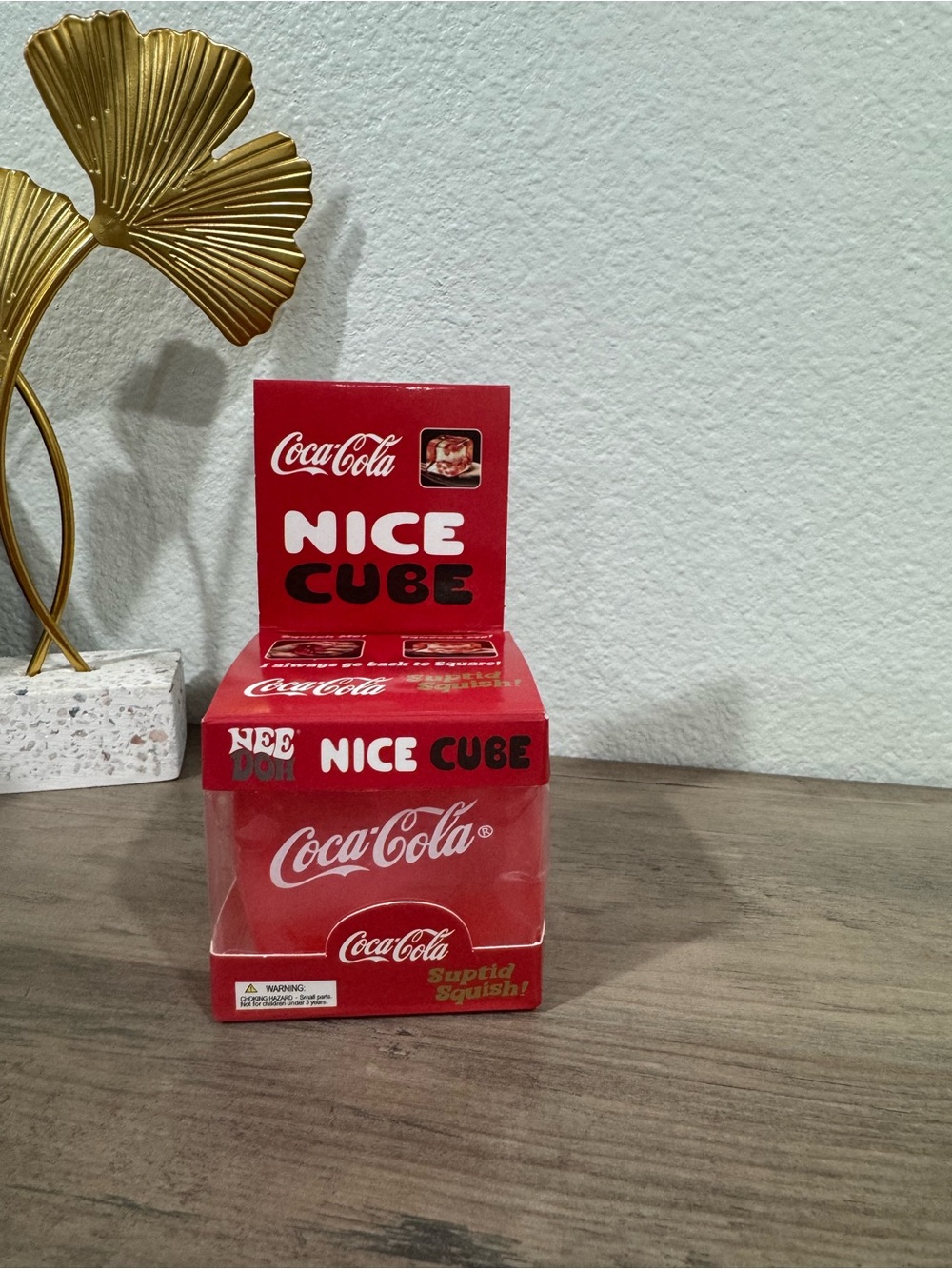 Coca-Cola Nice Cube Collectible - Red Squishy